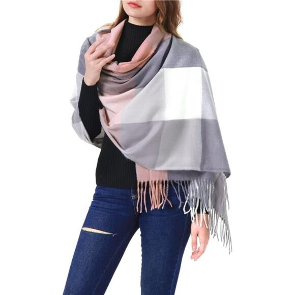 Accessories - Scarf Wraps Pashminas Pashmina Shawls Warm Winter Long Large Plaid